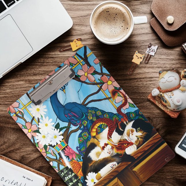 Calico Cat Dragon Red Clipboard (Creator Uploaded)