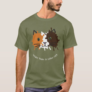 Calico Cat face design T-Shirt