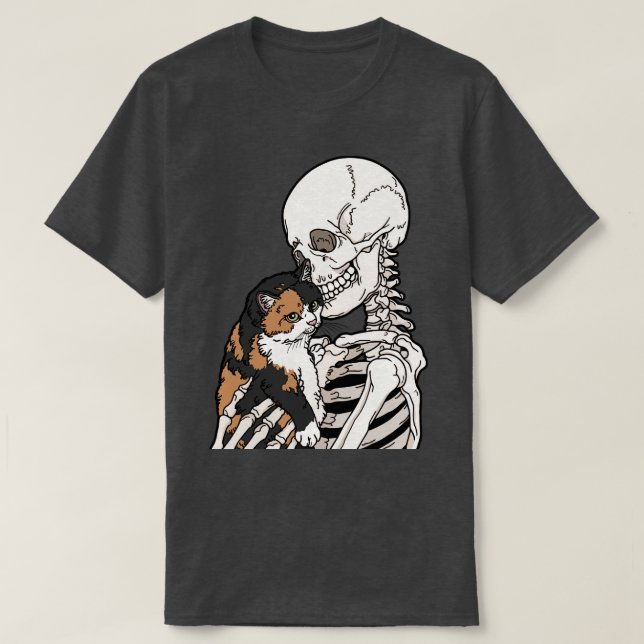 Calico Cat Friend T-Shirt (Design Front)