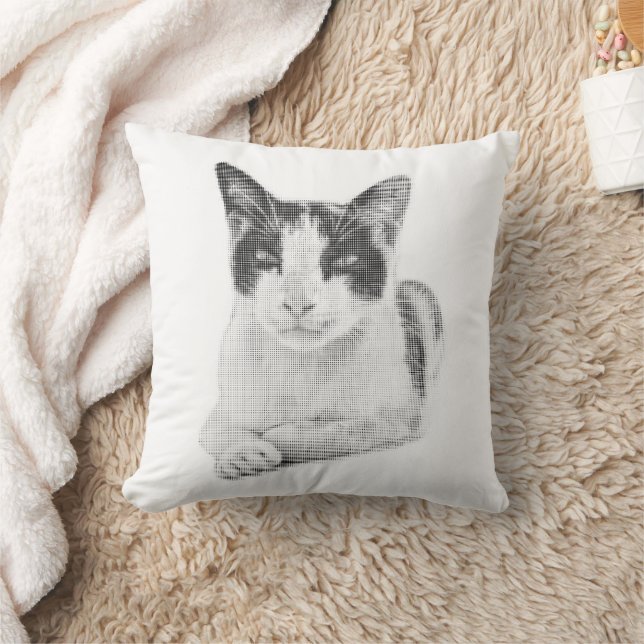 Calico Cat Halftone Cushion (Blanket)