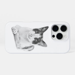 Calico Cat Halftone iPhone 16 Pro Case