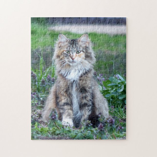 Calico Cat Jigsaw Puzzle (Vertical)