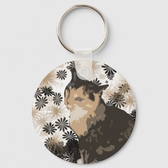 Calico Cat Key Chain (Front)
