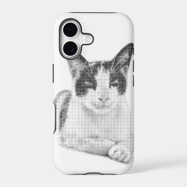 Calico Cat Minimal Halftone (Back)