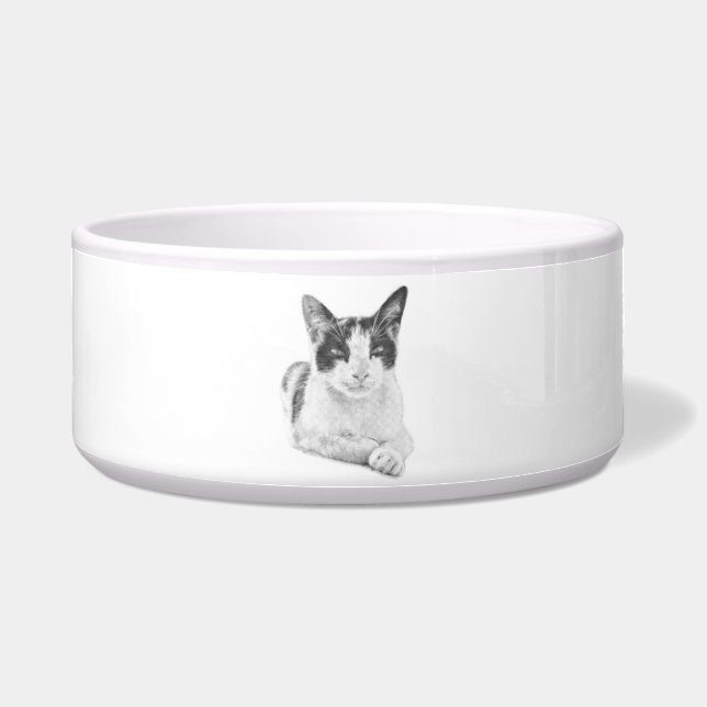 Calico Cat Minimal Halftone (Front)