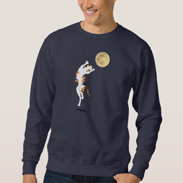 Calico Cat Moon Dancing Sweatshirt (Front)