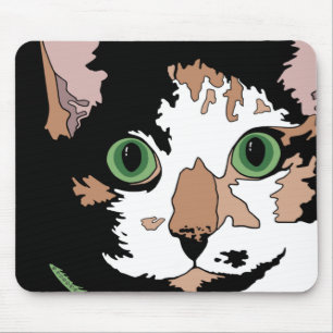 Calico Cat Mouse Pad