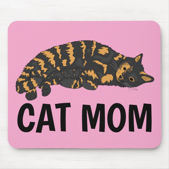 Calico Cat Mum Mousepads (Front)