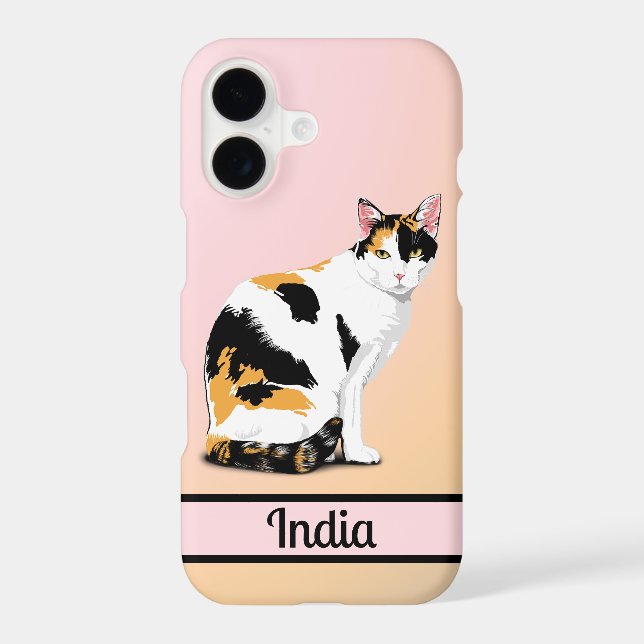 Calico Cat Personalised (Back)