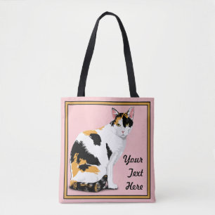 Calico Cat Personalised Tote Bag