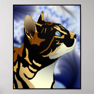 Calico Cat portfolio size poster
