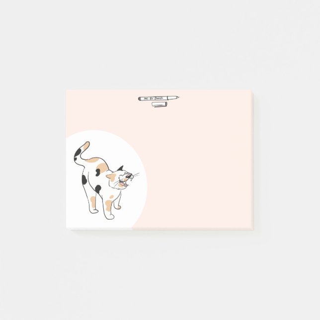 Calico Cat Post-it Notes (Front)