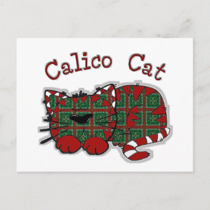 Calico Cat Postcard