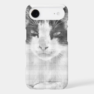 Calico Cat Retro Halftone