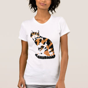 Calico cat sitting T-Shirt