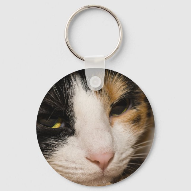 Calico Face Key Ring (Front)