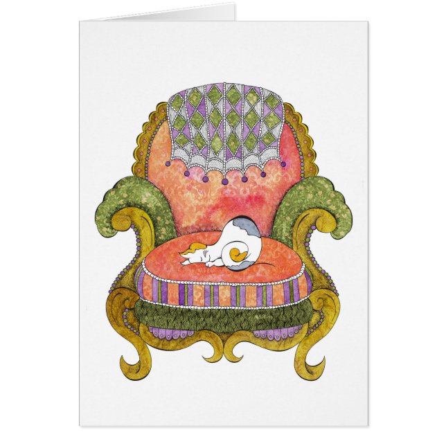 Calico in Chair (Front)