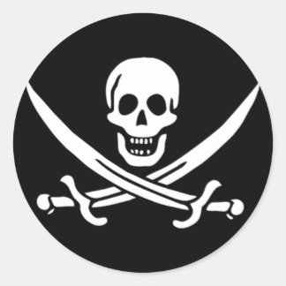 Calico Jack Classic Round Sticker