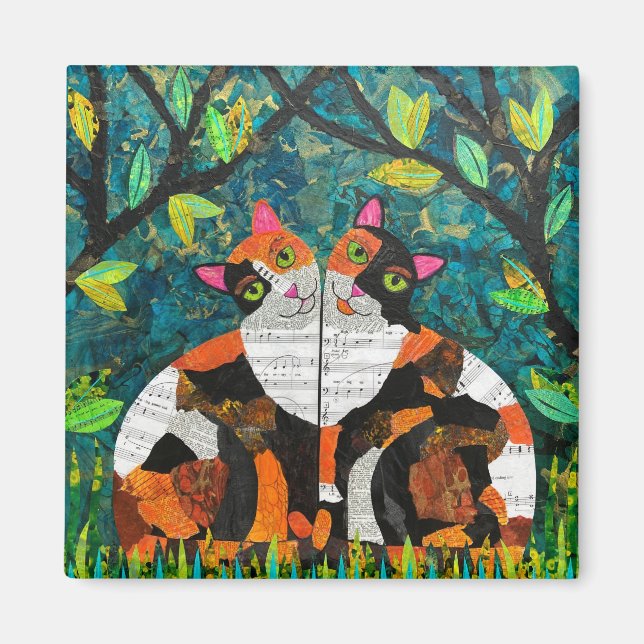 Calico Love Magnet (Front)