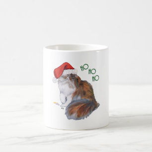 Calico Persian Cat Christmas Coffee Mug