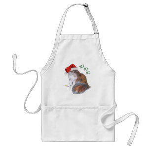 Calico Persian Cat Christmas Standard Apron
