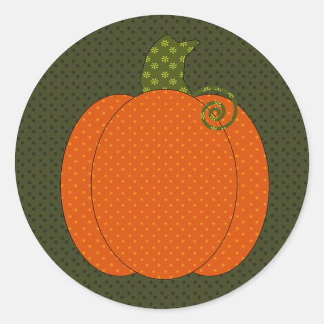 Calico Pumpkin Trio Sticker (Front)
