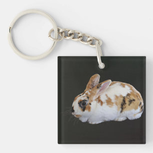 Calico Rabbit Key Ring