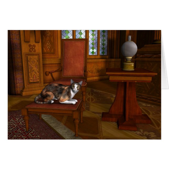 Calico resting (Front Horizontal)