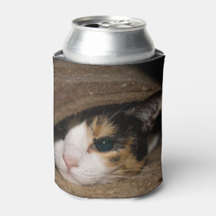 Calico Taco Can Cooler