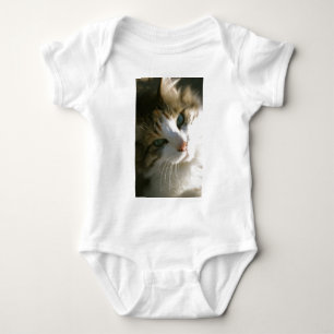 Calico Tiger Cat Baby Bodysuit