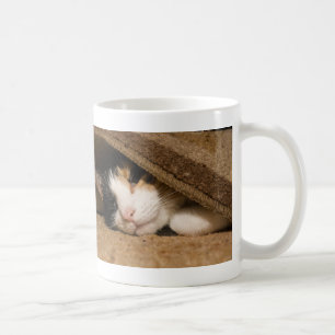 Calico Under The Rug Coffee Mug