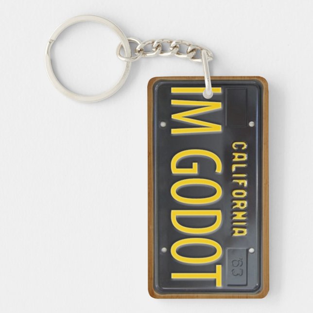 California 1963 License Plate Keychain CUSTOM (Front)