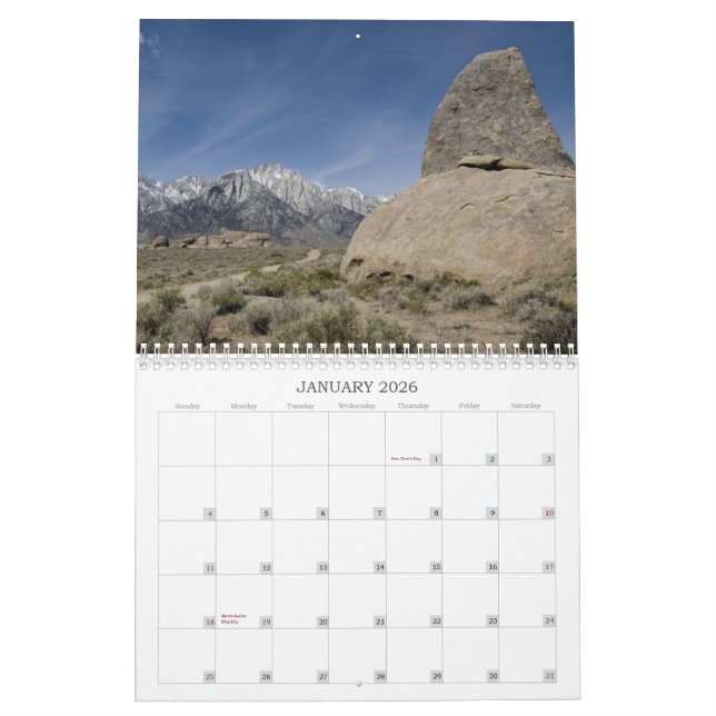 California 2012 Calendar (Jan 2026)