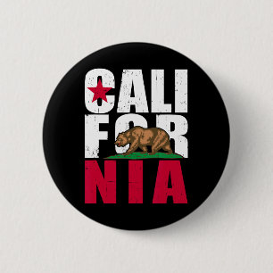 California _2  6 cm round badge
