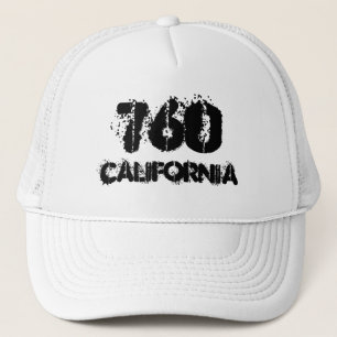 California 760 area code.  Hat gift idea.