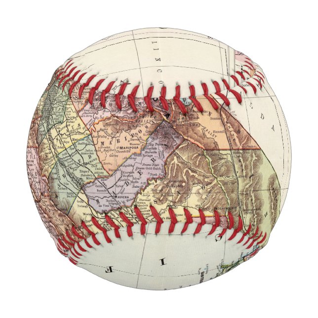 California 8 baseball (Front)
