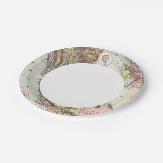 California 8 paper plate (Angled)