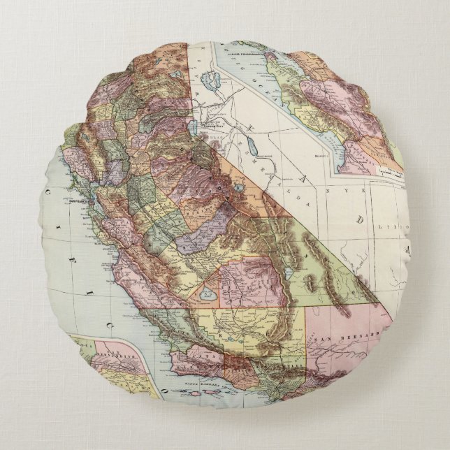 California 8 round cushion (Front)