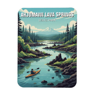 California Ahjumawi Lava Springs State Park Travel Magnet