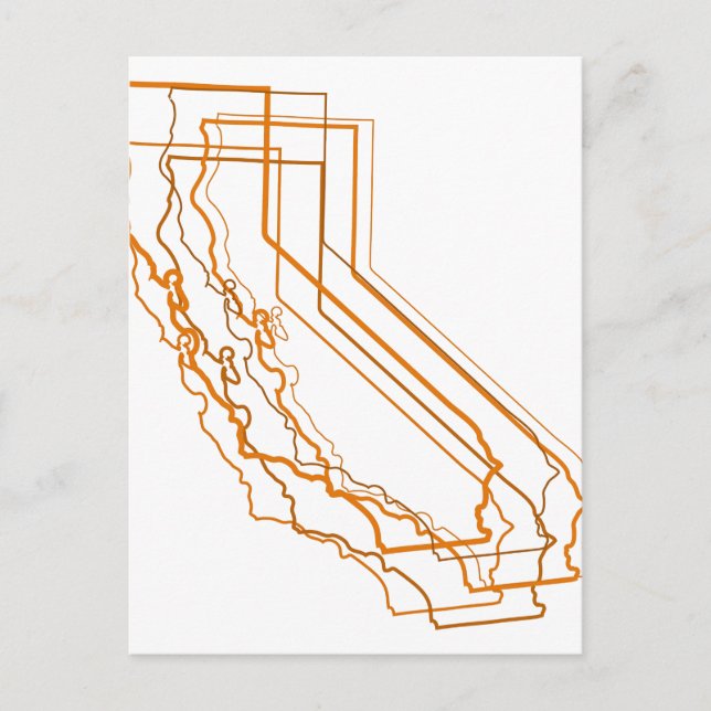 california amber blur postcard (Front)