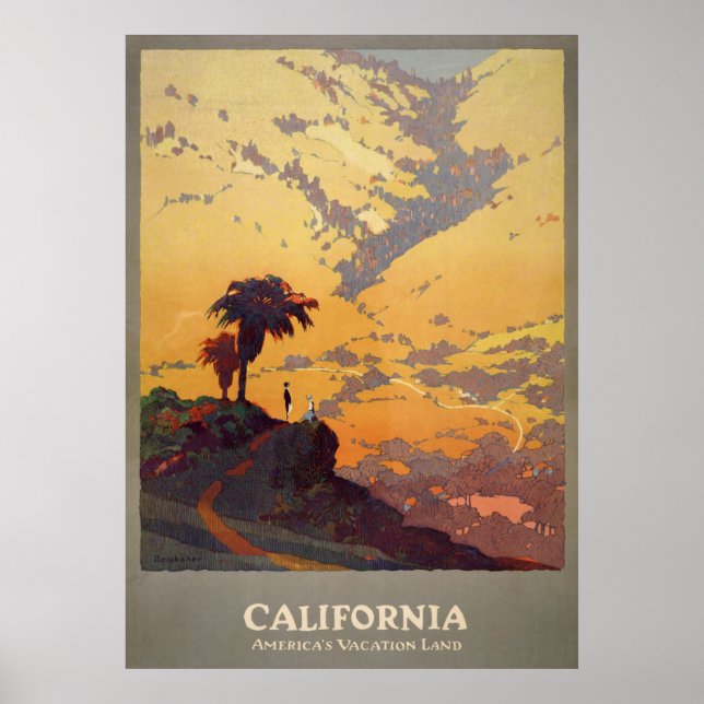 California America's vacation land Poster (Front)