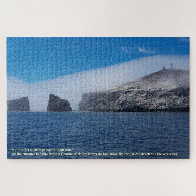 California Anacapa Island Lighthouse Jigsaw Puzzle (Horizontal)