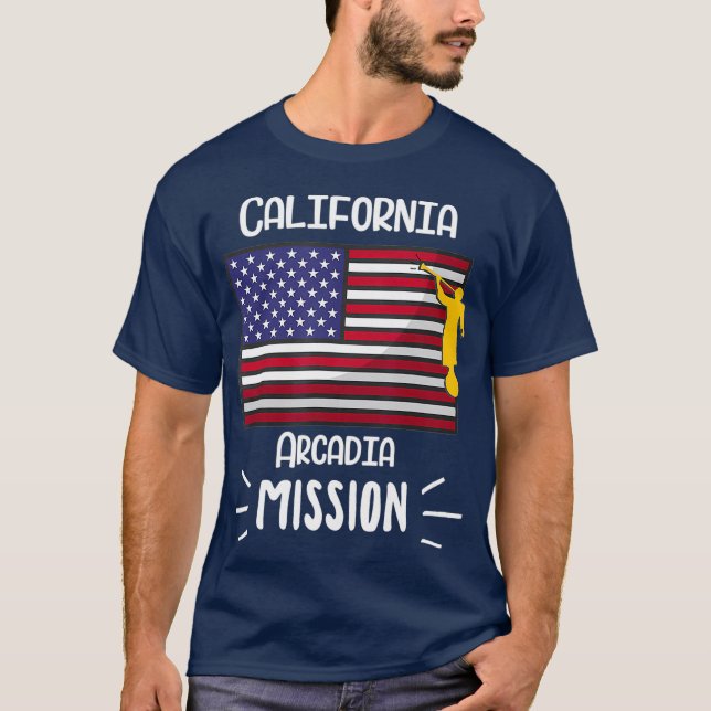 California Anaheim Mormon LDS Mission Missionary T-Shirt (Front)