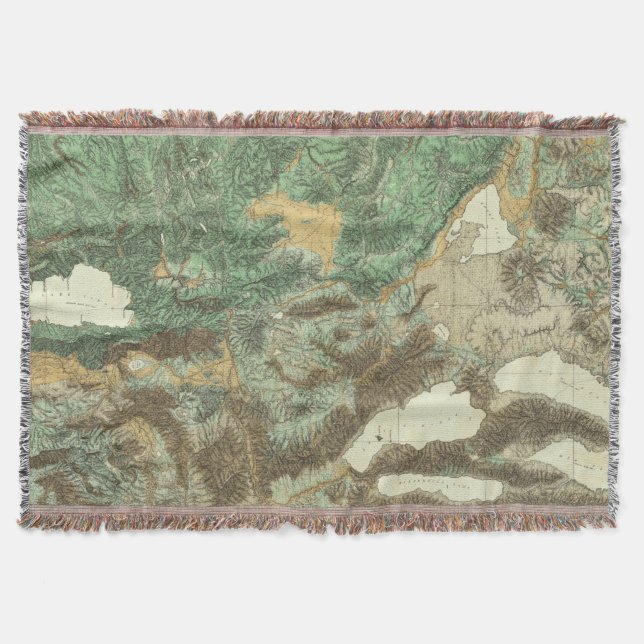 California and Nevada 2 Throw Blanket (Front)