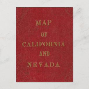 California and Nevada 3 Postcard