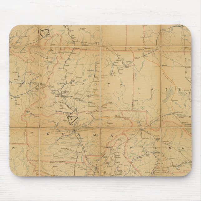 California and Nevada 9 Mouse Pad (Front)