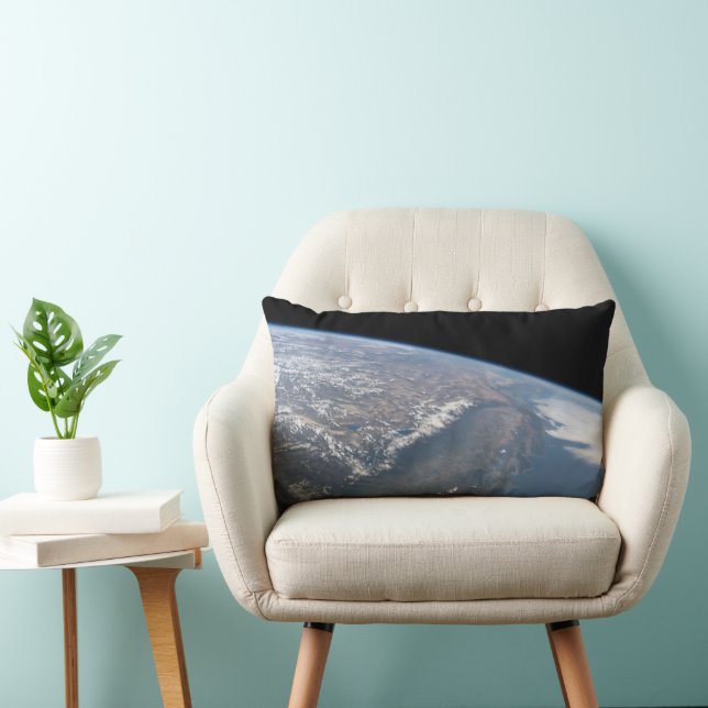 California And Nevada As Seen From Space. Lumbar Cushion (Chair)
