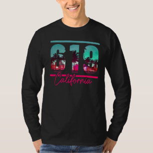 California Area Code 619 San Diego Vintage Retro T-Shirt