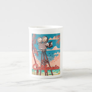 California at the Movies Bone China Mug