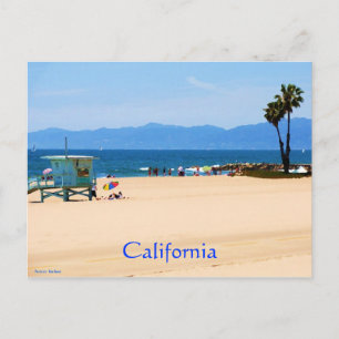 California Beach  California Postcard